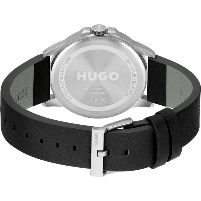 Montre bracelet cuir cadran noir | Hugo Boss