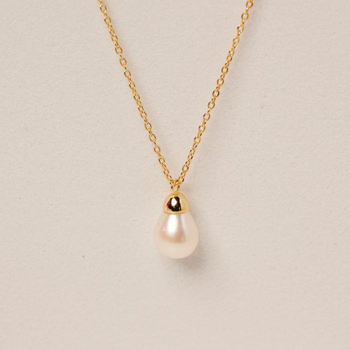 Collier de perles en or 14 carats