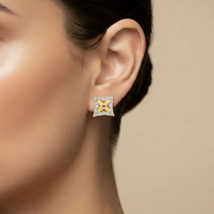 Boucles d'oreilles Flora CZ