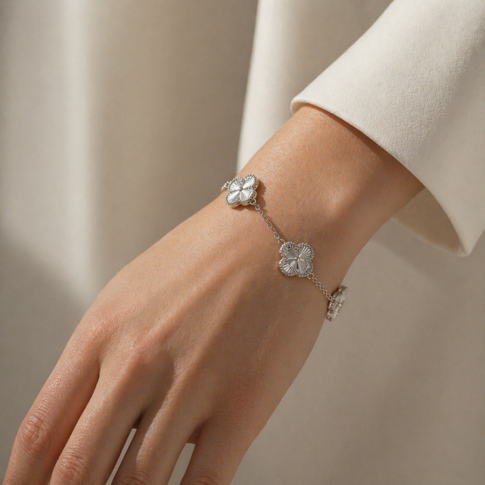 Bracelet Trèfle en Or 18 carats