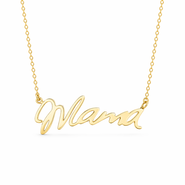 plain mama necklace 925